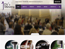 Tablet Screenshot of joysmarketing.com